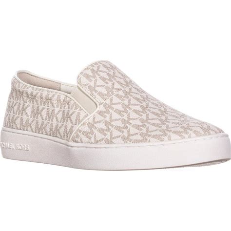 white michael kors sneakers women|Michael Kors slip ons.